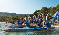 SUP için Kemer'e geliyorlar