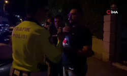 Alkollü sürücü polislere zor anlar yaşattı
