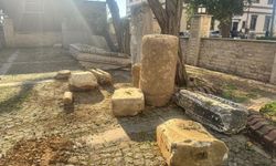 Altyapı çalışmasında bin yıllık sutün bulundu