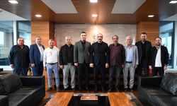 Başkan Kotan'a ulaşım esnafından ziyaret