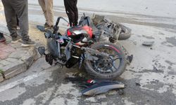 Kaza yapan sürücü metrelerce havaya savruldu