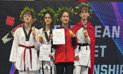 Milli sporcular Avrupa'da tarih yazdı