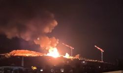 Alanya'da kamyonet alev alev yandı