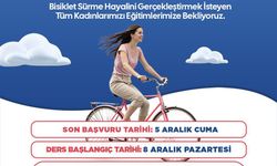 Kadınlara özel bisiklet eğitimi