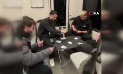 Metroda şaşırtan görüntü