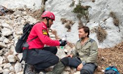 Likya Yolu'nda mahsur kaldı