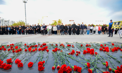 Atatürk Kent Meydanı'nda tören