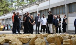 Başkan Kocagöz sergi alanını gezdi