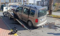 Palmiye ağacına çarptı