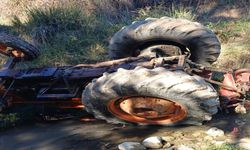 Traktörün altında can verdi