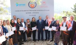 Kemer'de ürünler tanıtıldı