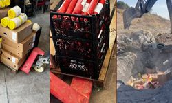 1 ton gıda imha edildi