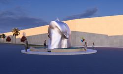 Çınarlı Kavşağı’na ‘Hanna’ heykeli