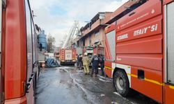 Plastik imalathanesinde yangın paniği