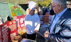 Başkan Topaloğlu festival alanında