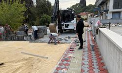 Kemer'de altyapı çalışması