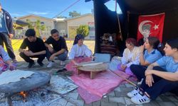 Aksu'da 'Yörük Çadırı'nda ders