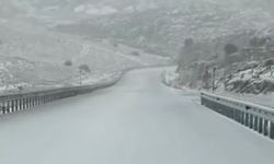 Denizli'nin yüksek kesimlerinde kar yağışı başladı