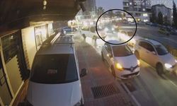 Manavgat'ta kaza anı anbean görüntülendi