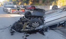 Manavgat'ta kaza anı kamerada