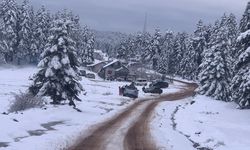 Kar kalınlığı 10 santimetreye ulaştı