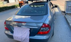 Manavgat'ta plakası bezle kapatılan araca ceza