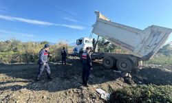 İzinsiz kum alımına jandarma engeli