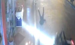 Motosiklet kazası kamerada