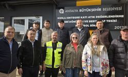 Kırgız heyeti Kızıllı Katı Atık Tesisi'nde