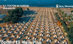 Antalya halk plajları milyonları ağırladı