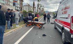 Gazipaşa'da akülü motosiklete otomobil çarptı