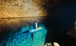 Aynalıgöl Mağarası'na ziyaretçi akını