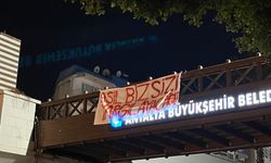 Tutuklamalara Antalya’dan pankartlı protesto