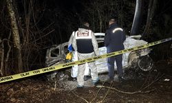 Sürücü araçta yanarak hayatını kaybetti