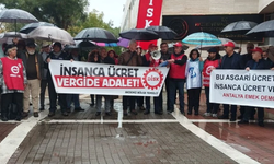 Asgari ücret açlık sınırının altında: DİSK Antalya sokağa çıkıyor!