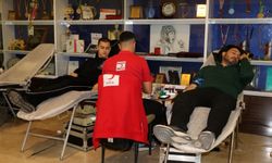 Milli sporculardan kan bağışı