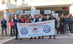 Memurlar adalet için eylem yaptı