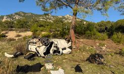 Antalya'da feci kaza: 2 ölü, 2 yaralı