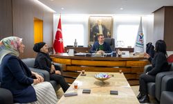 Manavgat'ta kadın muhtarlardan ziyaret