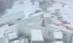 100 araçlık zincirleme kaza