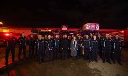 Başkan Vekili Özdemir, yeni yılı itfaiye personeli ile karşıladı