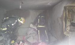 Bodrum katında korkutan yangın