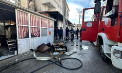 İş yerinde korkutan yangın