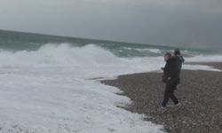 Antalya sahillerinde renkli görüntüler