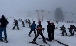 Uludağ’da pistler hınca hınç doldu