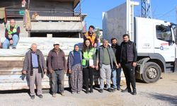 Büyükşehir'den hortumdan zarar gören üreticiye destek