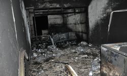 Mahelle muhtarlığı yandı