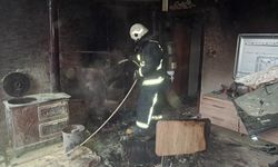 Serik'te ev yangını