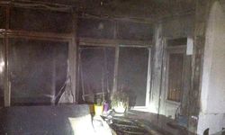 Alanya'da müstakil evde yangın