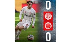 Antalya'da ilk yarıda gol sesi yok